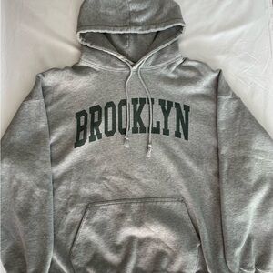 Brandy Melville Gray Brooklyn Sweatshirt